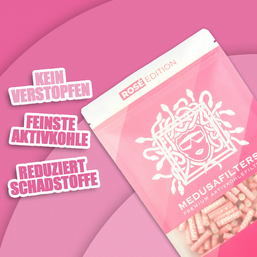 250er Packung ROSÉ Edition - Medusafilters