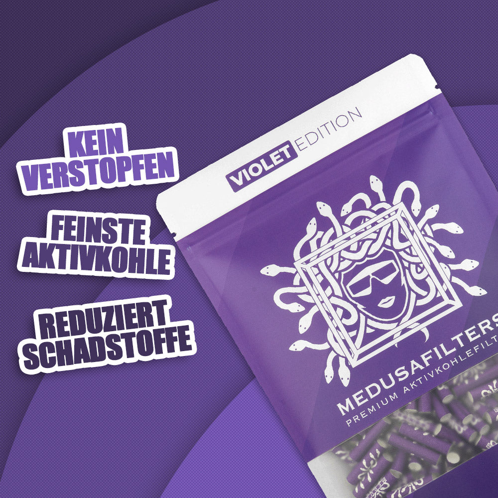 250er Packung VIOLET Edition - Medusafilters