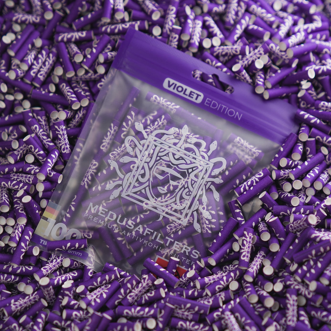 100er Packung VIOLET Edition - Medusafilters