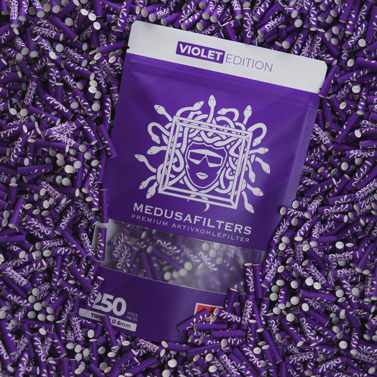 250er Packung VIOLET Edition - Medusafilters