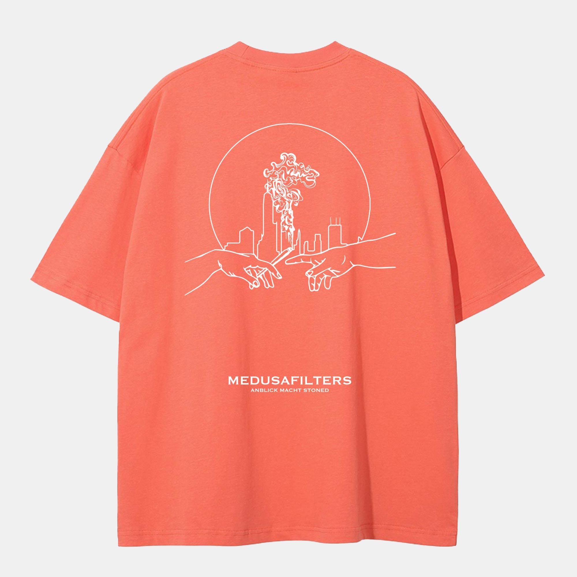 Medusafilters T-Shirt mit Backprint - ORANGE